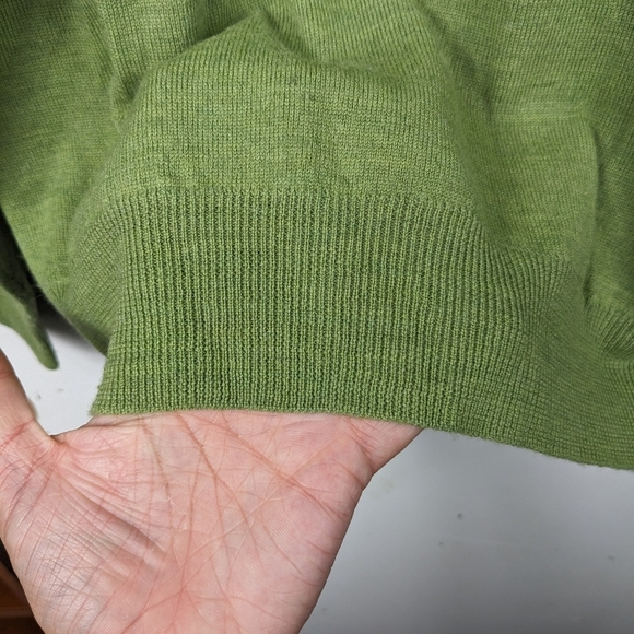 Guy Risoldi Men's Merino Wool Collared Pull-Over Sweater Sz S - Picture 5 of 9